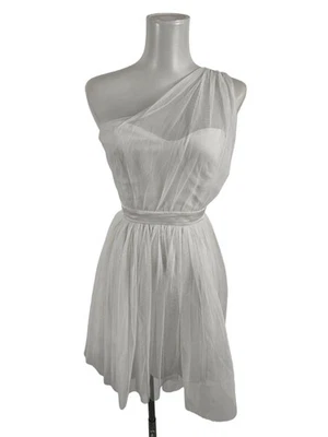 ANAYA WITH LOVE Vestido de un hombro Mujeres Vestido Talla EU 34 blanco elegante - Imagen 1 de 4