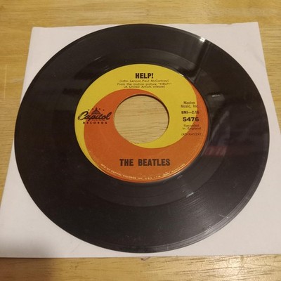The Beatles Help Im Down Capitol 5476 45RPM Capitol Swirl Label VG+
