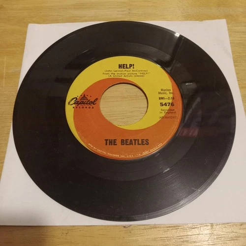 The Beatles Help Im Down Capitol 5476 45RPM Capitol Swirl Label VG+