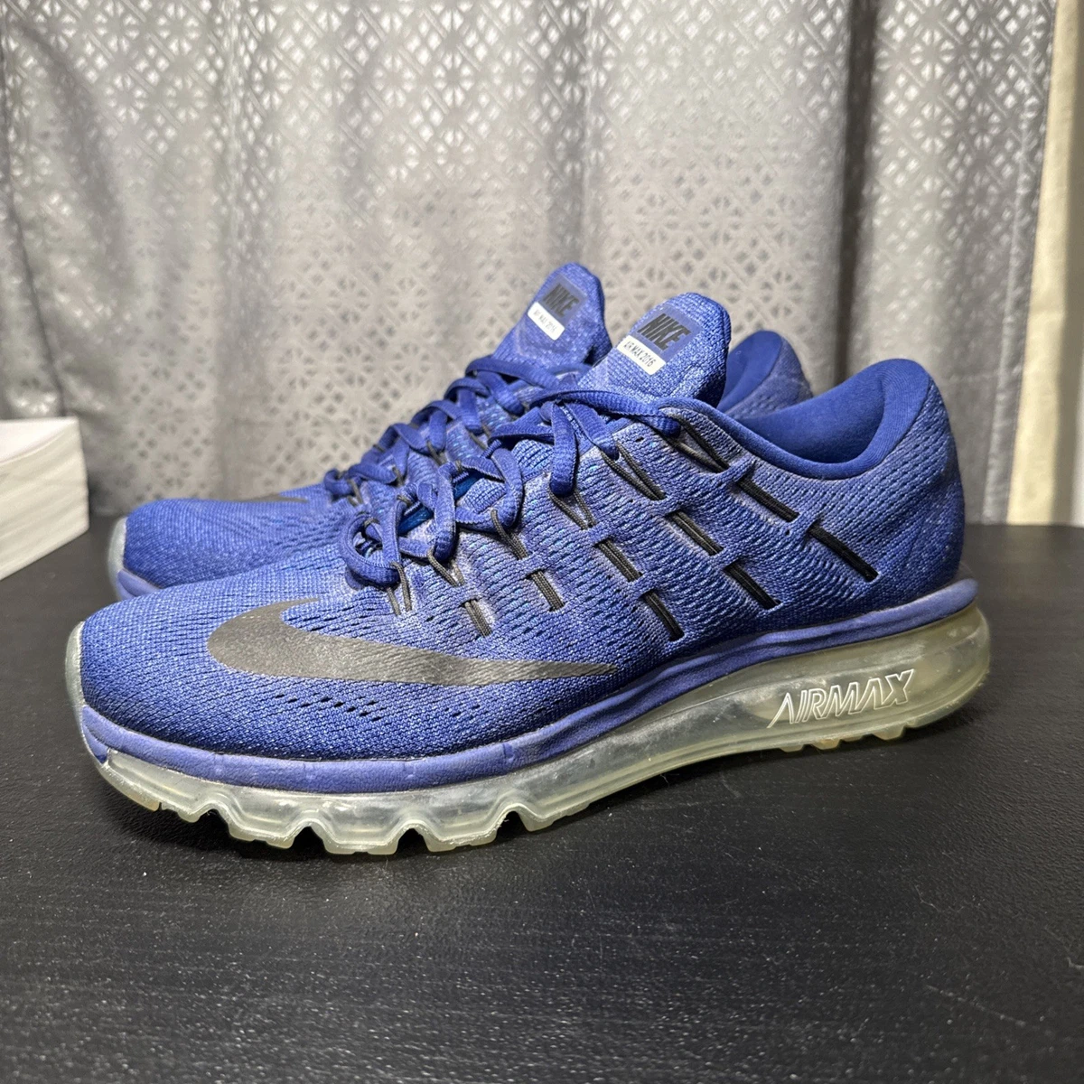 Nike Air Max 2016 Deep Royal Blue Black for Sale | Authenticity