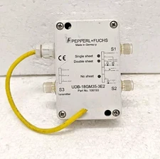 PEPPERL+FUCHS UDB-18GM35-3E2 PART NO 106193 ultrasonic double-sheet sensor