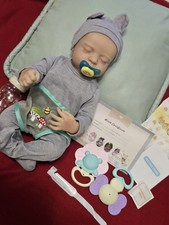 20 In Levi Reborn Baby Realistic Vinyl Body Alive Reborn Baby