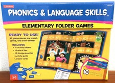 Sealed Lakeshore Phonics  Language Skills Elementary Folder Games Grades 2-3