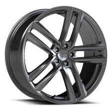 18x8.5 Vision 475 Clutch Gunmetal Wheels 5x115 32mm Set Of 4