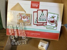Stampin Up COZY CHRISTMAS Paper Pumpkin FULL Card KIT with Stamps/Ink