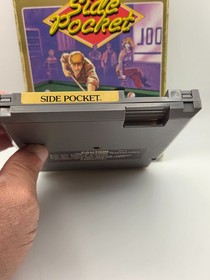 Side Pocket (NES, 1992) Box, Game, Foam, Sleeve - Tested Works Read Des