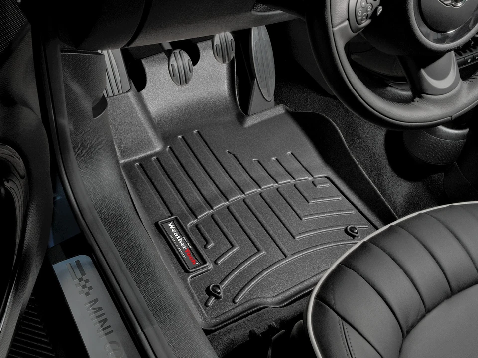 Forros de piso WeatherTech ajuste personalizado para Countryman/Paceman - 1ª fila Foto 2 de 4
