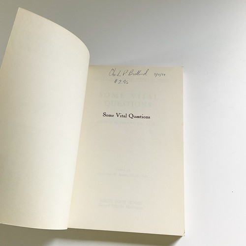 Some Vital Questions George W Truett 1973 Softcover Book Baptist Sermons Faith - Imagen 2 de 16