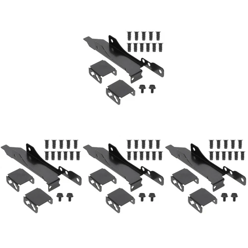  4 Sets Dual -Lüfter -Kühlhalterung Computer-PCI-Slot-Halter Slotblech Für
