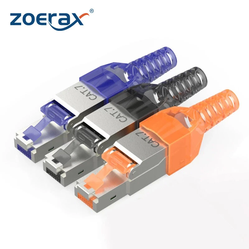 RJ45 Modular CAT7 / CAT8 Connector, Shielded