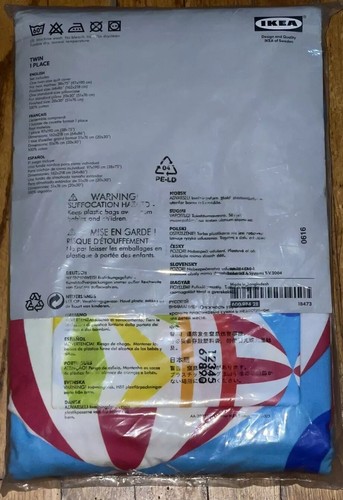 New ‘05 IKEA Atoll Segel 600 884 28 Twin Bed Set Design Anna Efverlund Sealed - Picture 6 of 8