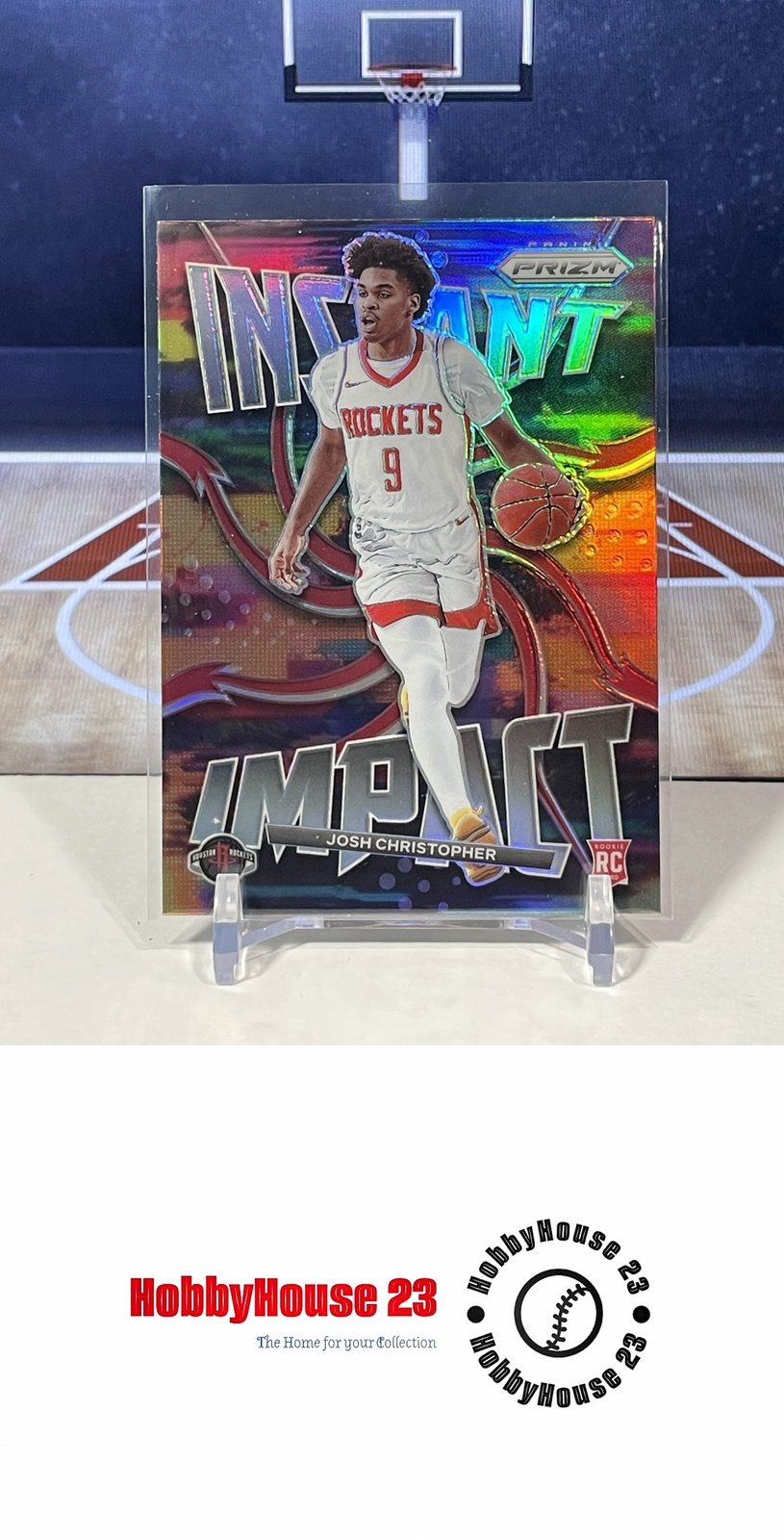 2021-22 Panini Prizm Instant Impact Prizms Silver #11 Josh Christopher Rockets