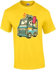 Horror Ice Cream Truck Retro T-Shirt