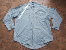 Vintage Toshiba Denim Jean Button Up Cotton Luna Pier Long Sleeve XL