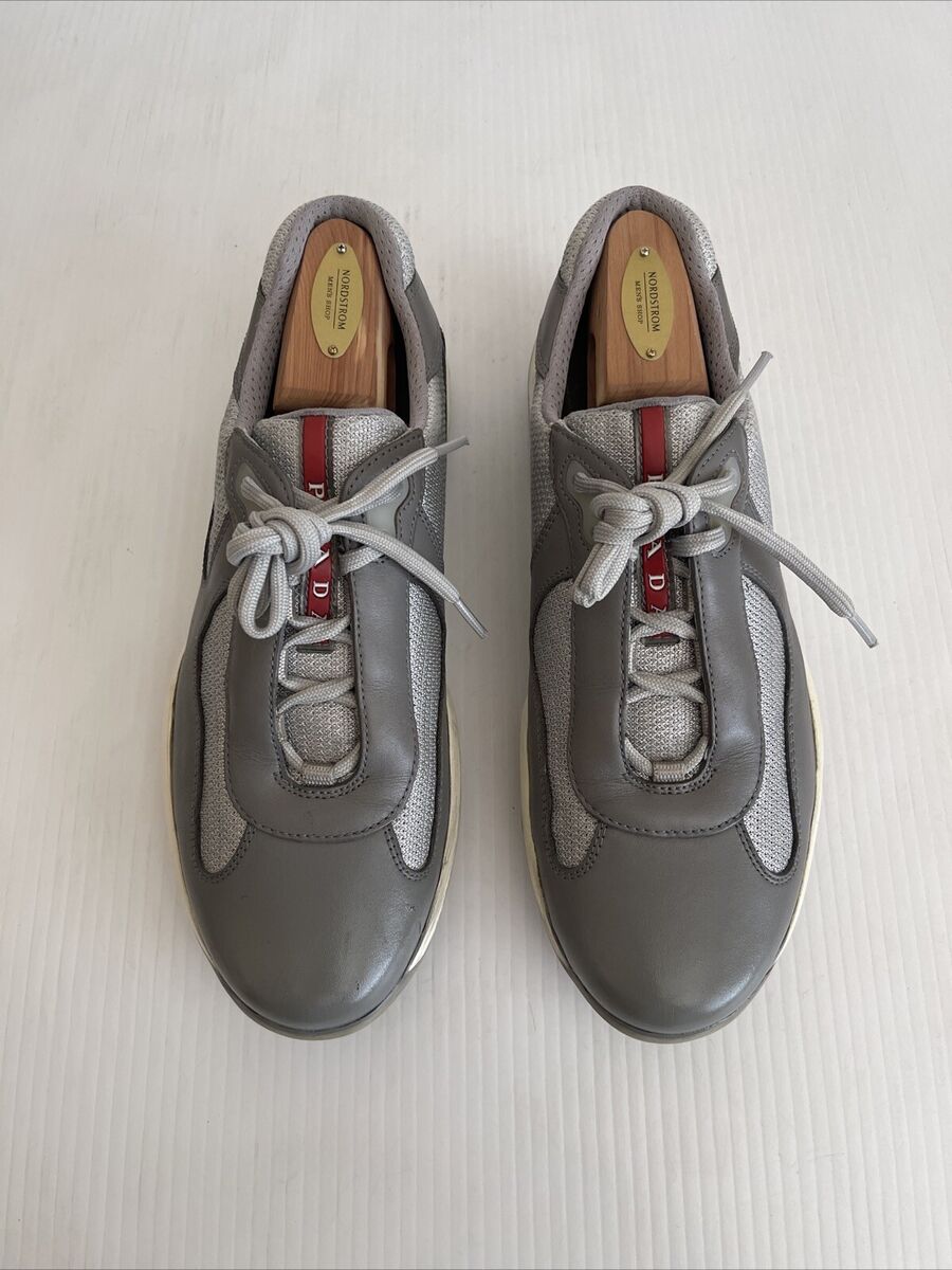 Prada America's Cup Leather & Technical Fabric Sneakers Prada America's Cup Leather & Technical Fabric Sneakers