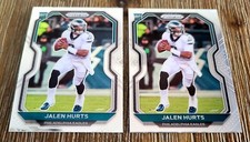 Jalen Hurts 2020 Panini Prizm Base RC Rookie EAGLES 🔥🔥🔥 #343 Lot of 2