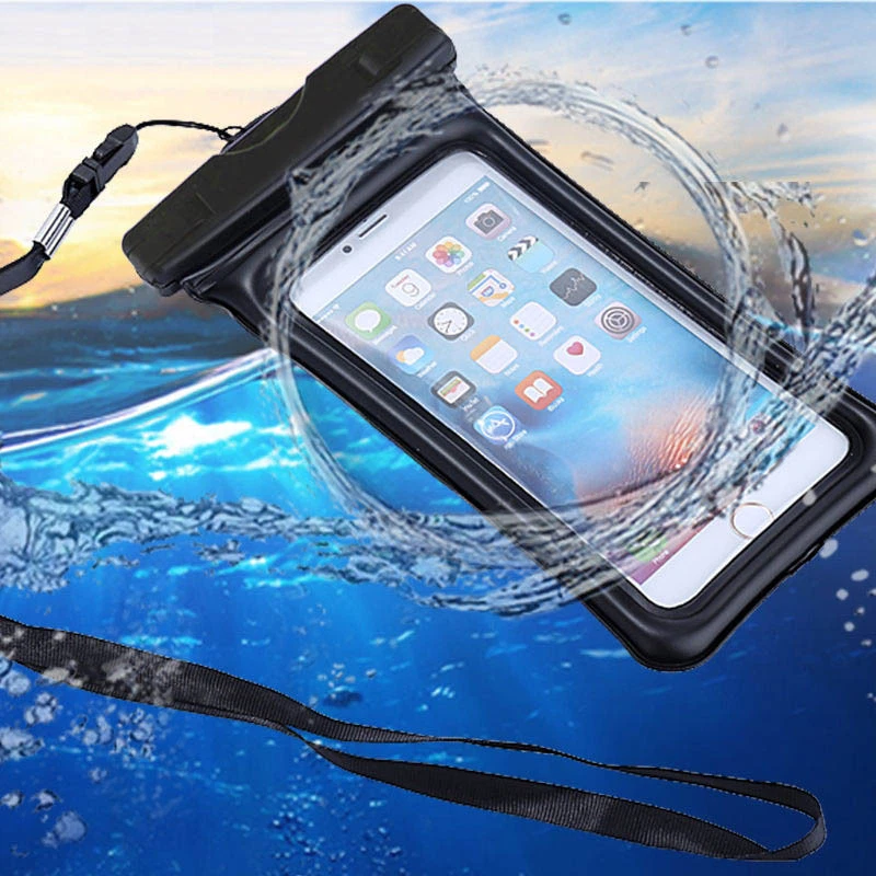 Natación Surf Impermeable Bolsa Seca Bolsa Flotante Estuche Cubierta para iPhone Samsung Foto 2 de 4