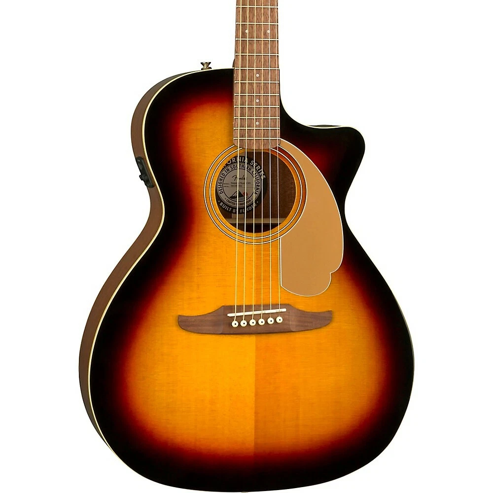 Fender acoustic 2024 electric guitar sunburst