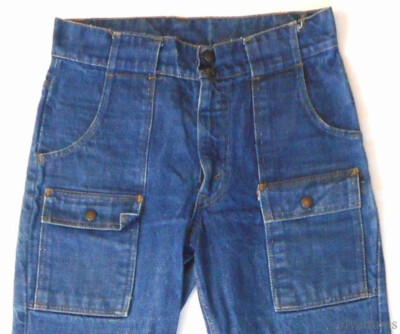 70’s Levi’s DENIM BUSH PANTS 1970's Size 30 Levi's Denim Bush Pants — Good Form Vintage