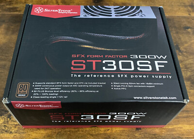 SilverStone ST30SF SFX Form Factor Power Supply 80 Plus Bronze 300W