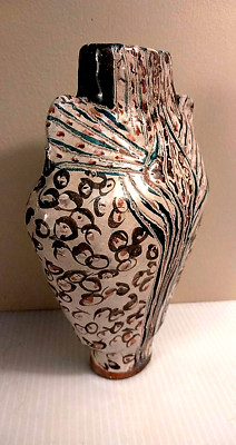 Vintage Handmade Studio Art Pottery Giraffe Vase 9'' Near Mint Condition!!!
