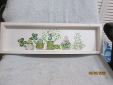 St. Patrick's Day Irish Gnome Wall Table Sign New No Box 19.75" X 5.75"