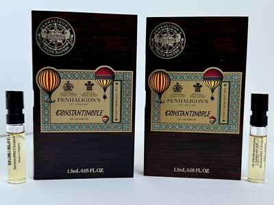 2X Penhaligon's Constantinople EauDe Parfum EDP Sample Spray 0.05 Oz/1.5 ml Each