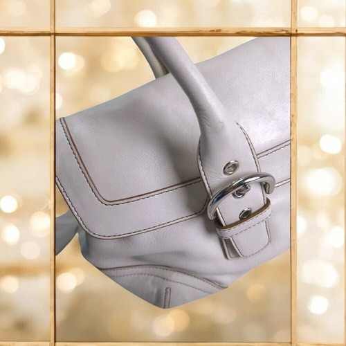 Coach Vintage Soho Umhängetasche/Schultertasche in Elfenbein - Bild 5 von 10