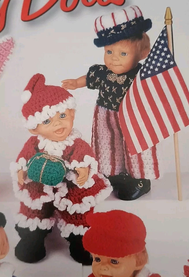 Crochet Holiday Baby Dolls For 9 1/2" Baby Dolls Foto 4 de 4