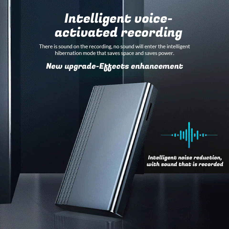 Spy Digital Voice Activated Recorder Device Mini Hidden Audio Recording Magnetic - Image 4 of 4