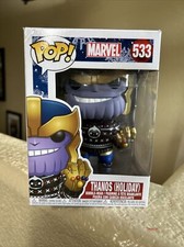 Funko Pop! Vinilo: Marvel - Thanos (Vacaciones) #533