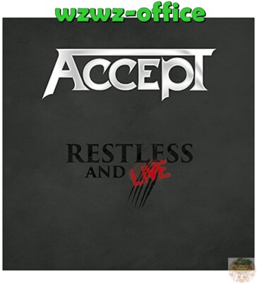 ACCEPT Restless and Live 2015 Blind Rage Tour JAPAN 2 CD SET