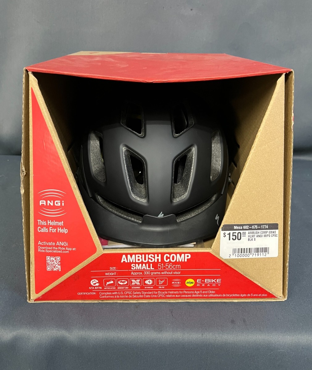 Specialized Ambush Comp E-Bike Angi MIPS Helmet Black S