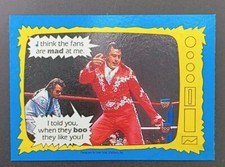 1987 Topps WWF The Superstars Speak Jimmy Hart Honky Tonk Man #72