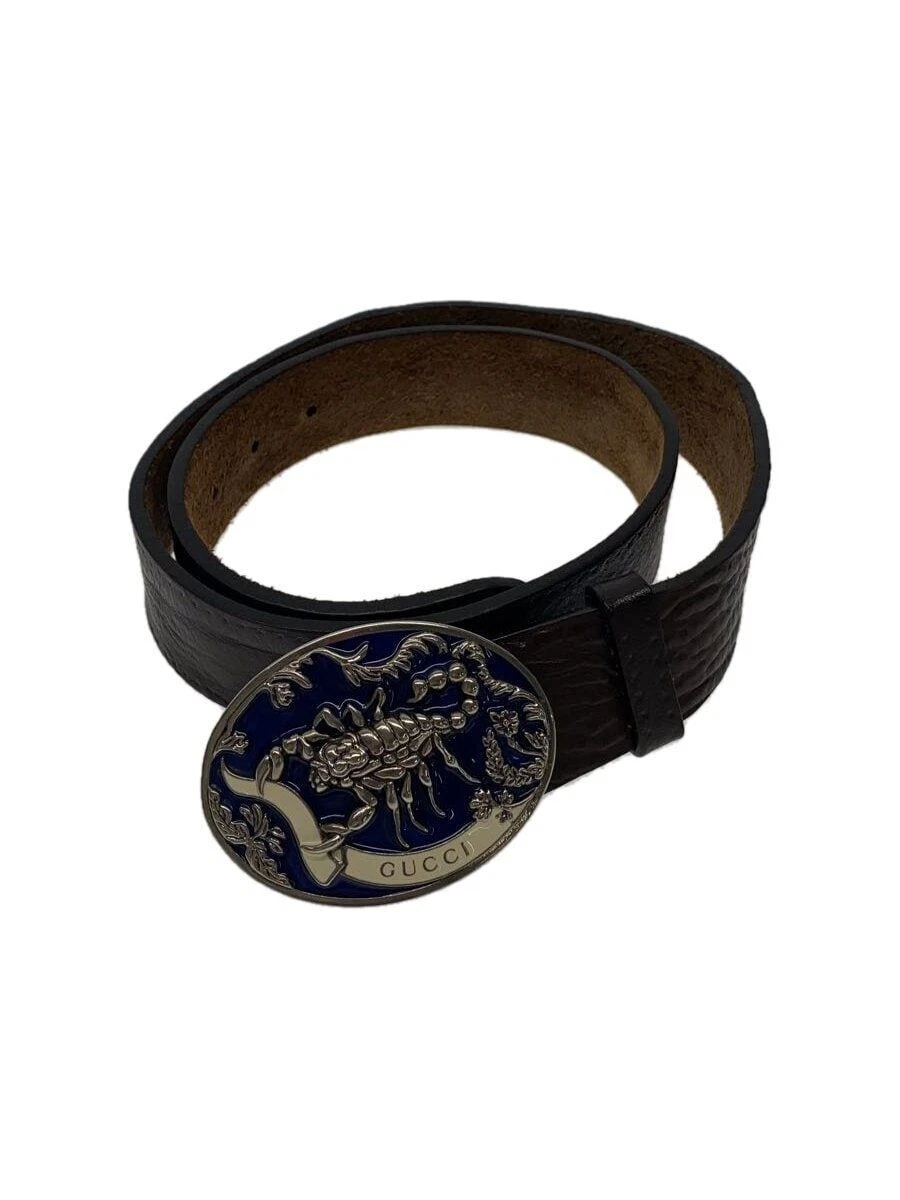Ceinture GUCCI cuir marron homme 235807 occasion
