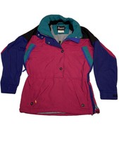 Vintage Women’s Nordica 3/4 Zip Pull Over Ski Snowboarding Jacket Coat Size 8
