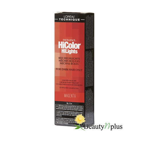 L'Oreal Excellence HiColor HiLights for Dark Hair 1.2 oz - MAGENTA - Afbeelding 1 van 1