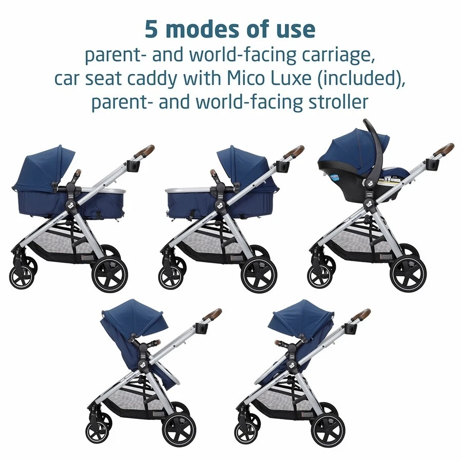 Maxi-Cosi Zelia Luxe Travel System - New Hope Navy - Brand New - Image 2 of 4