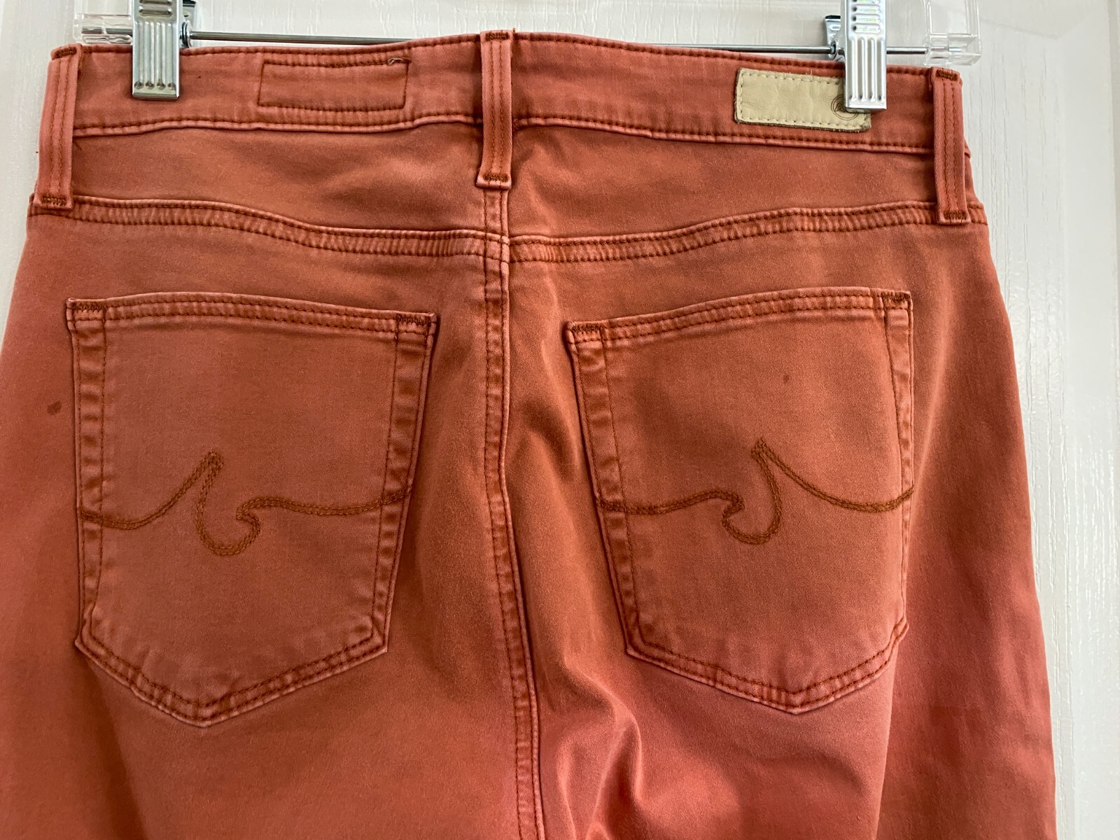 AG Adriano Goldschmied AG X Anthropologie Jeans Pants Orange Abbey Ankle 27 thumbnail 4