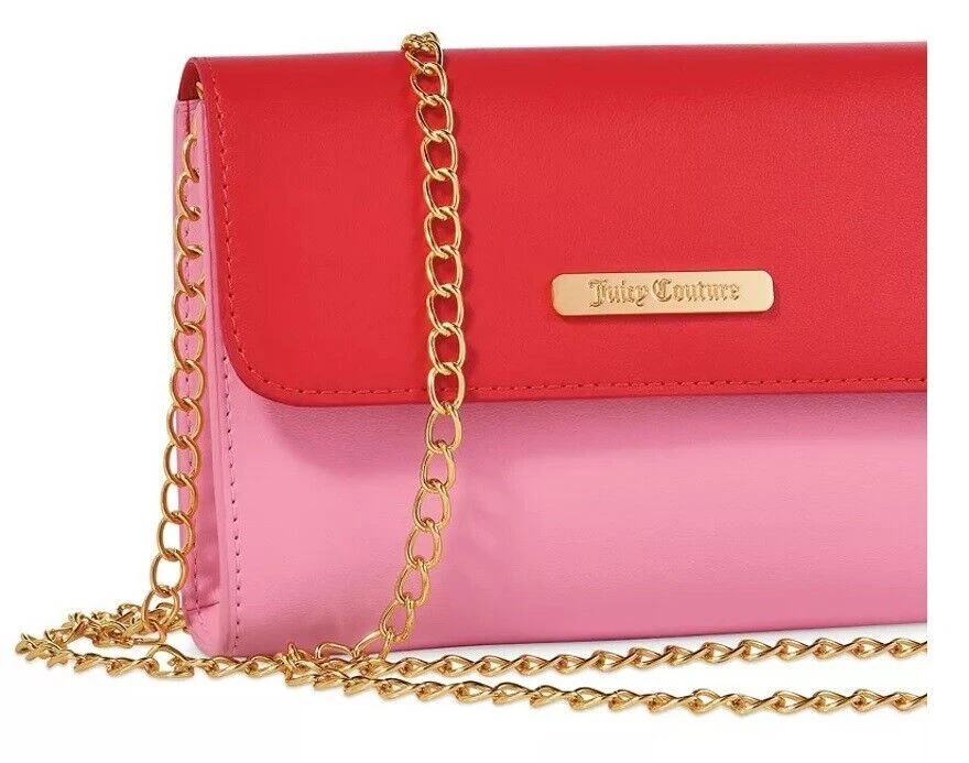 Pink chain 2025 crossbody bag