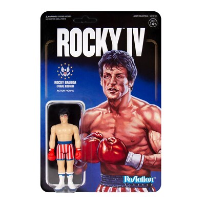 Rocky Balboa Beat Up Final Round Rocky IV 3 3/4 Inch ReAction