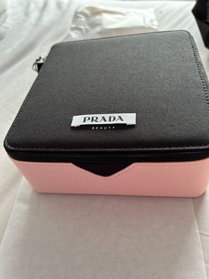 PRADA Paradoxe EDP Etui Schmuck Make-up Kosmetikkoffer mit Staubbeutel - Pink & Schwarz