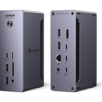Revodok Max 213 Thunderbolt 4 Dock 40Gbps Dockingstation 13-in-1 mit 4K & 8K ...