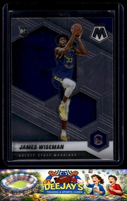 2020-21 Panini Mosaic #205 James Wiseman Rookie Golden State Warriors