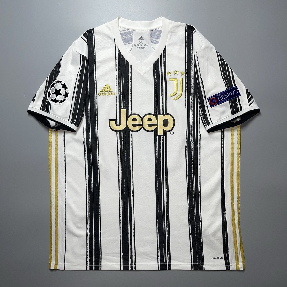 JUVENTUS ADIDAS 2020/2021 FOOTBALL SOCCER HOME JERSEY #7 RONALDO
