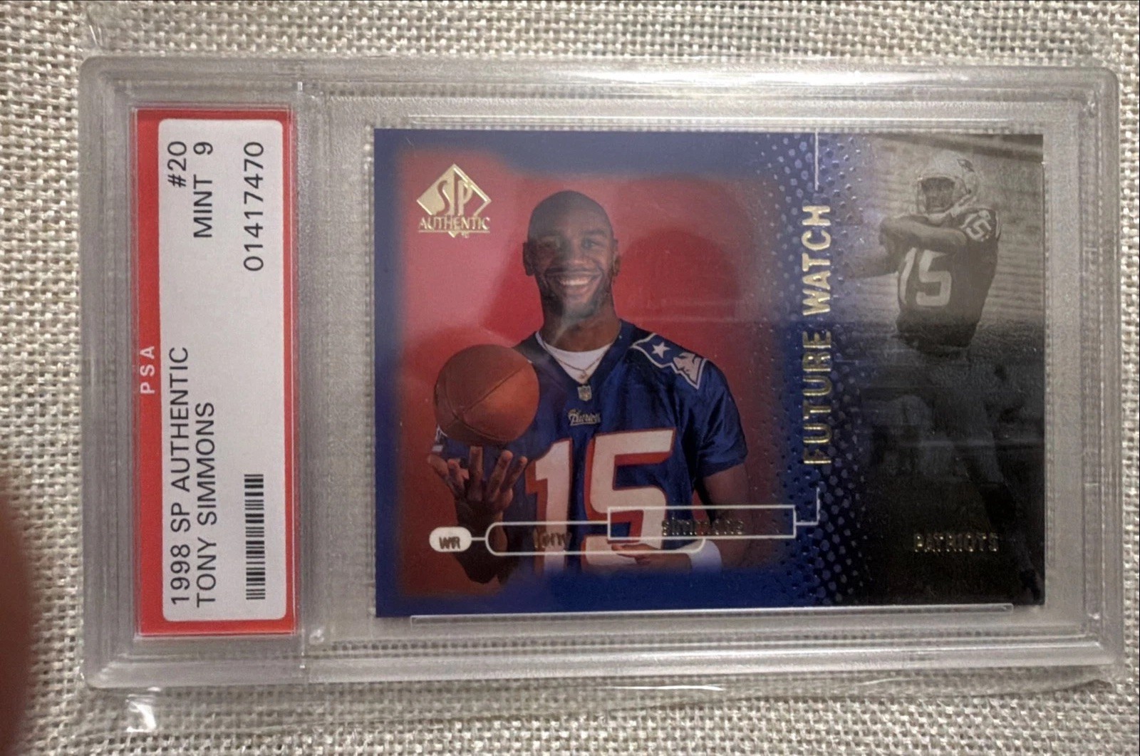 Tony Simmons SP Authentic #20 Base