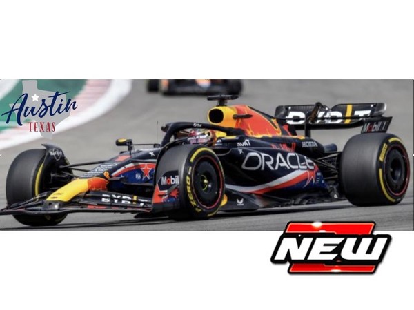 Burago 1/24 F1 Red Bull RB19 Verstappen 2023 Austin Gp Diecast Static Model-image