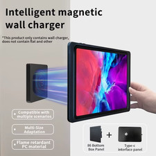 Wall Mounted Wireless Tablet Charger Magnetic Tablet Stand Holder Smart Home Con