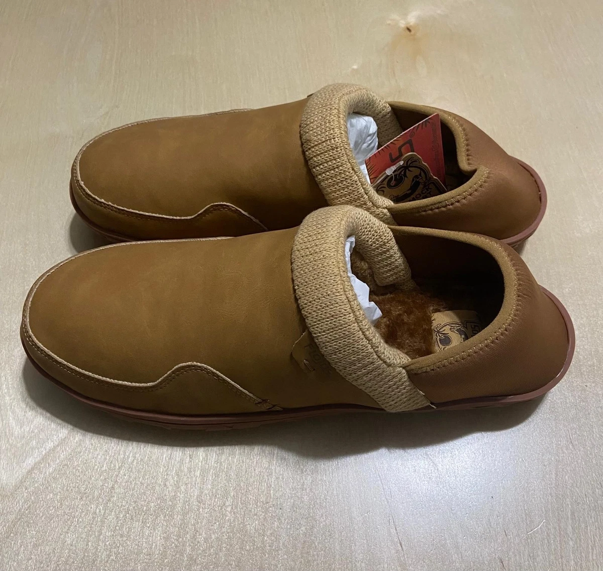 Flojos Dark size 13 Brown Slip-On Loafers Men main image 4