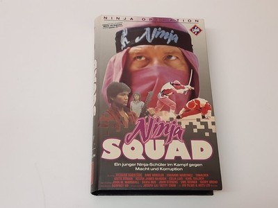 Ninja Squad 1986 Uncut VHS German PAL Video Hartbox Richard Harrison Godfrey Ho